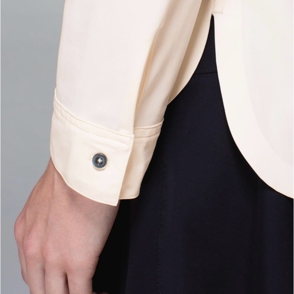 2014 Lululemon Get It On Blouse Angel Wing White Long Sleeve - Retired Rare - Picture 7 of 14